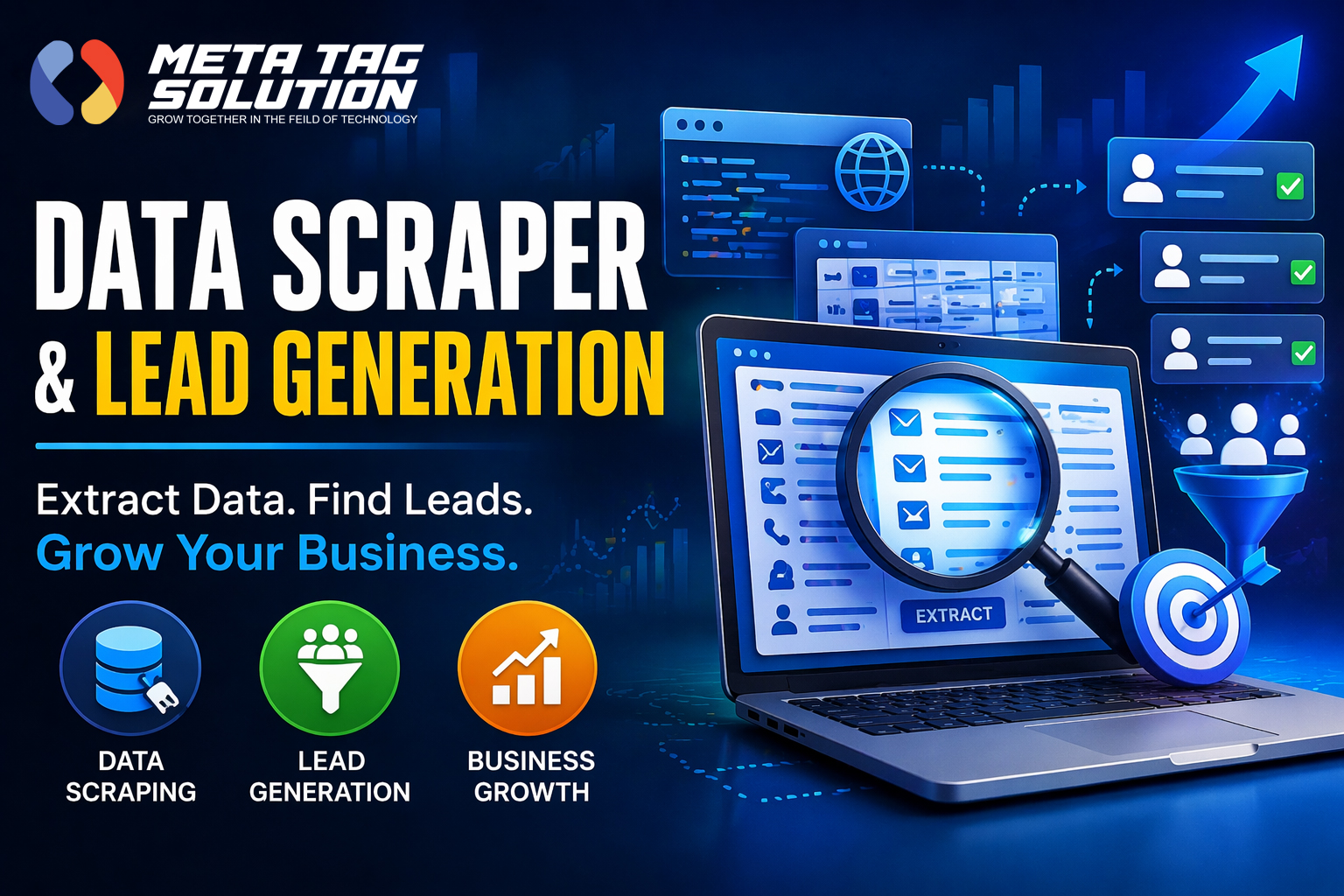 Data Scraper & Lead Generation: Complete Guide for Business Growth | Metatag Solution